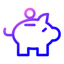 Piggy bank icon