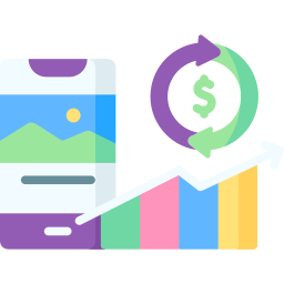 rendement op investering icoon