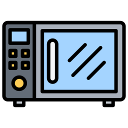 Microwave oven icon