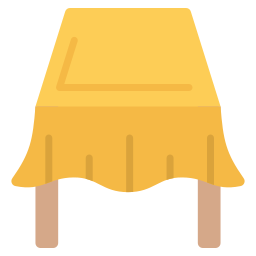 toalha de mesa Ícone
