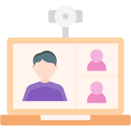 Virtual meeting icon