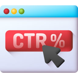 クリックスルー率 icon