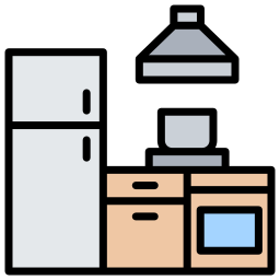 armadio da cucina icona