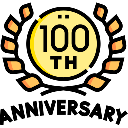 100th anniversary icon