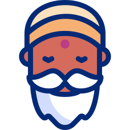 Indian man icon