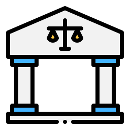 budynek sądu ikona