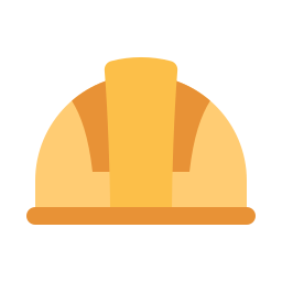 Safety helmet icon