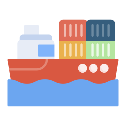 Cargo ship icon