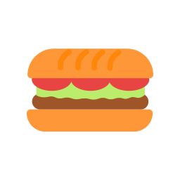 sándwich icono