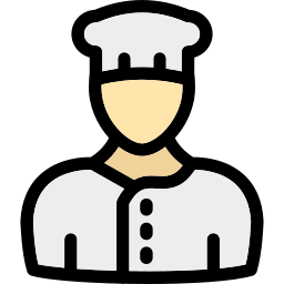 Male chef icon