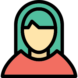 Женский аватар иконка