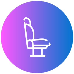 Plane seats icon