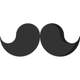 moustache Icône