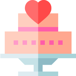 Wedding cake icon