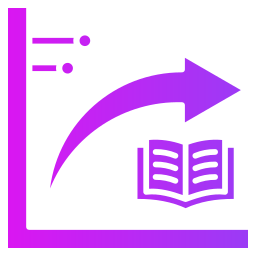 Learning curve icon