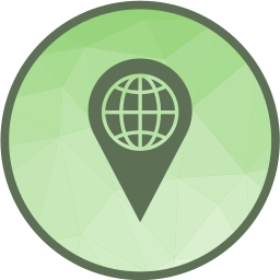 localización mundial icono