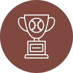 Basketball trophy icon