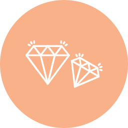 diamant onderscheiding icoon