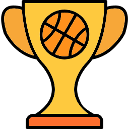 Basketball trophy icon