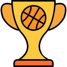 trofeum koszykówki ikona