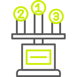 tabla de clasificación icono