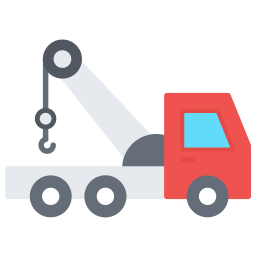 Crane truck icon