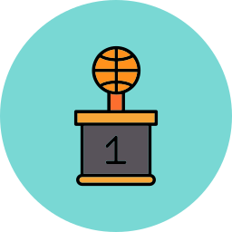 basketbal onderscheiding icoon