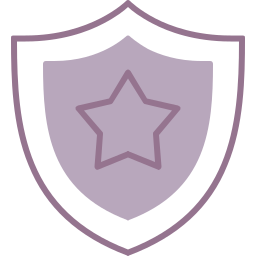 distintivo de escudo Ícone