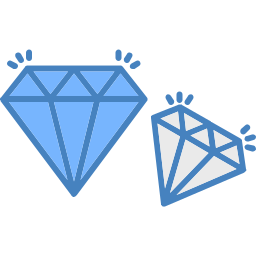 diamant onderscheiding icoon