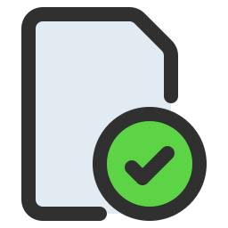 archivo de lista de verificación icono