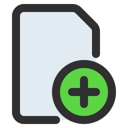 New document icon