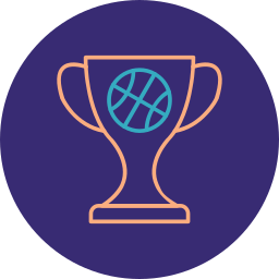 trophée de basket Icône