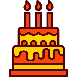 Birthday cake icon