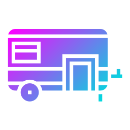 Travel trailer icon