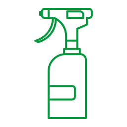 Cleaning spray icon