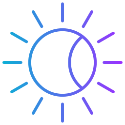 Солнечное затмение иконка