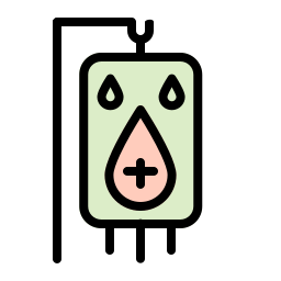 Blood bag icon