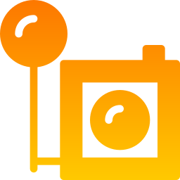 Retro camera icon