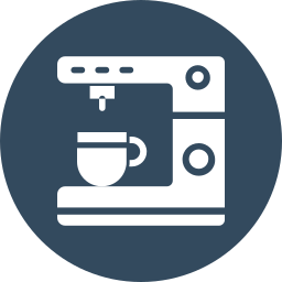 Coffe maker machine icon