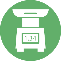 Kitchen scale icon