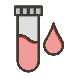 muestra de sangre icono