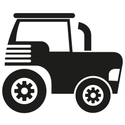 Сельскохозяйственный трактор иконка