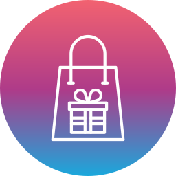 Gift bag icon