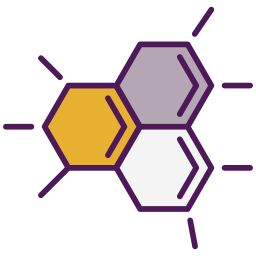 Molecular structure icon