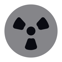 radiación icono