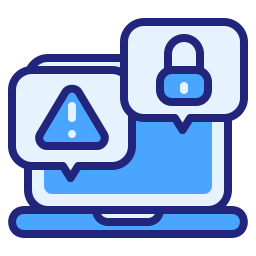 Cyber attack icon