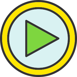 botón de play icono