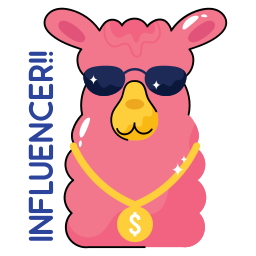 hombre de influencia sticker
