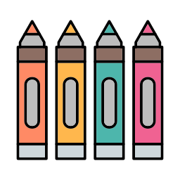 crayons Icône