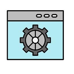 configuración del navegador icono